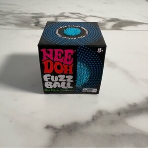 NeeDoh Fuzz Ball Velvet Squeeze BLUE